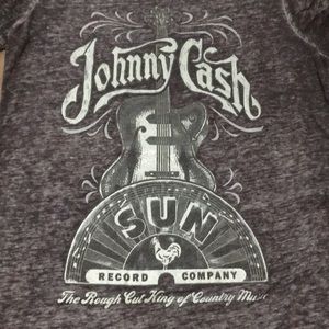 🛍SUN RECORD CO JOHNNY CASH BURNOUT TEE SIZE MED